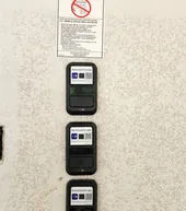 Garage door keypads and wall consoles