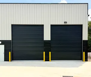 Commercial garage doors serviced by our team