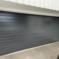 Insulated steel garage door panels